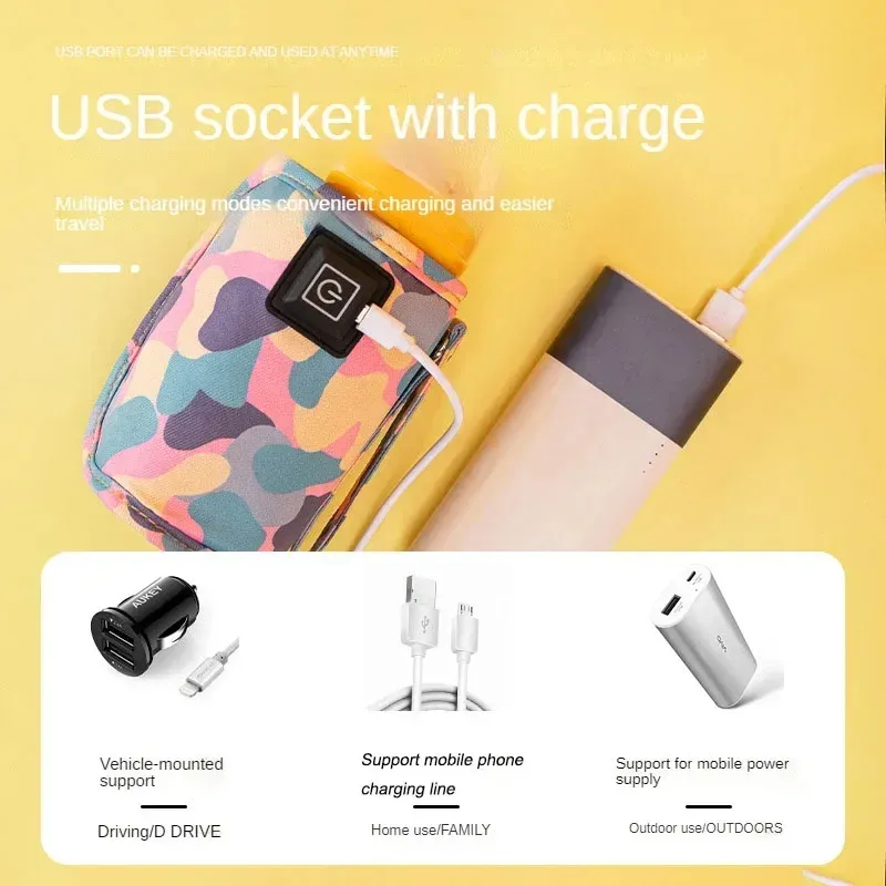 Chauffe-biberon Portable USB pour bébé سخان زجاجات الأطفال المحمول USB